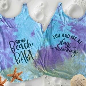 Summer Tie-Dye Tank Tops - NEW!